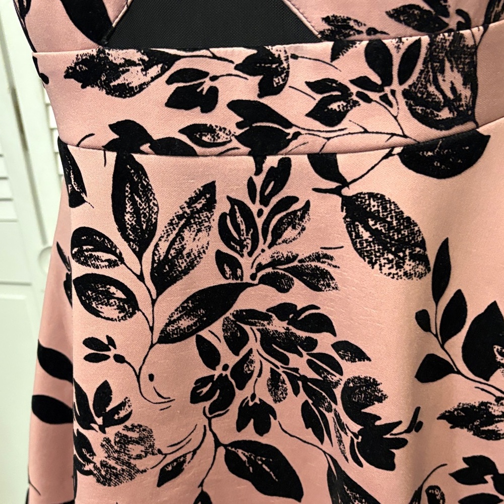 Emerald Sundae Pink and Black Floral Dress - Picture 5 of 8